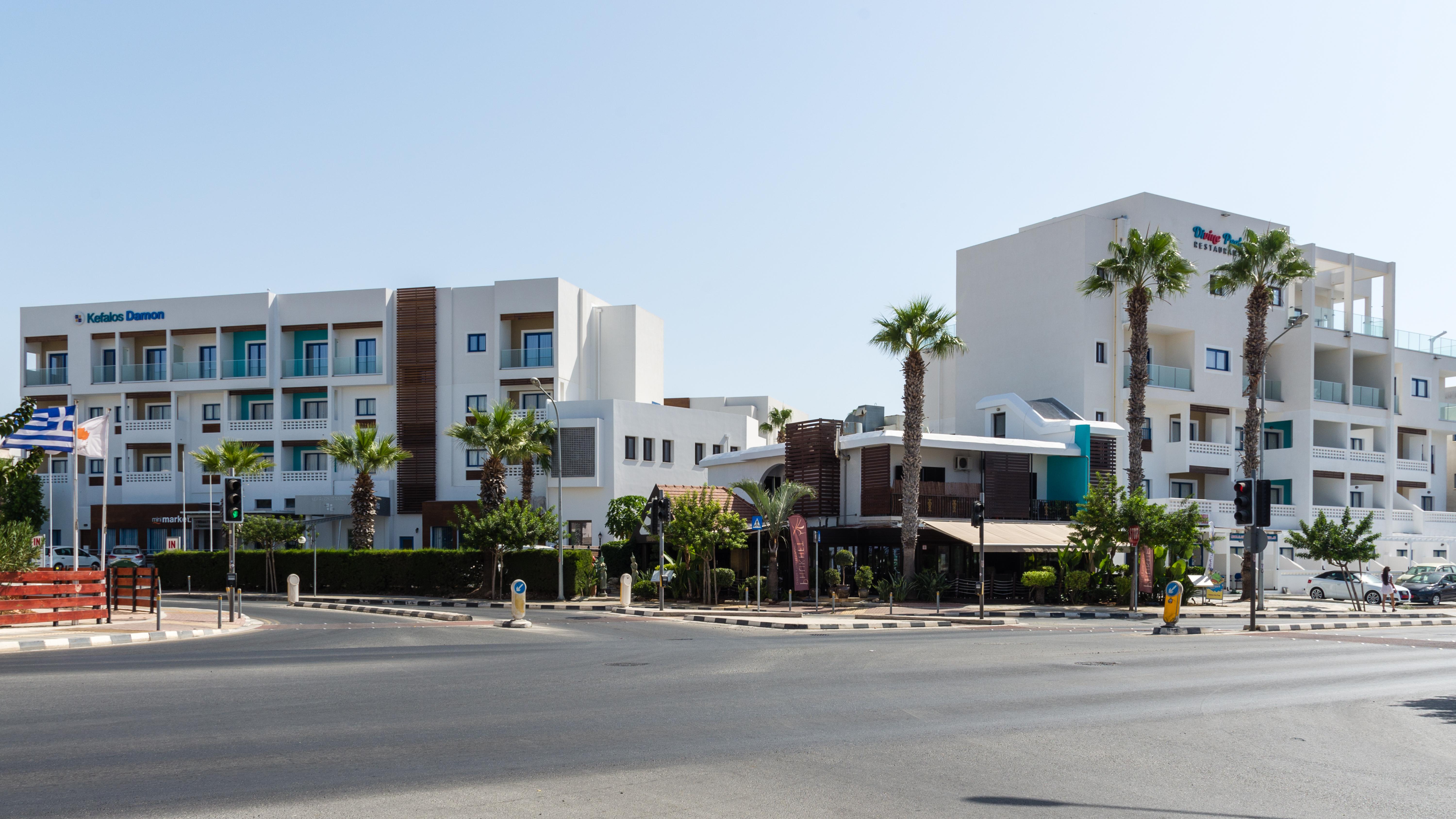 Kefalos Damon Hotel Apartments Pafos Exterior foto