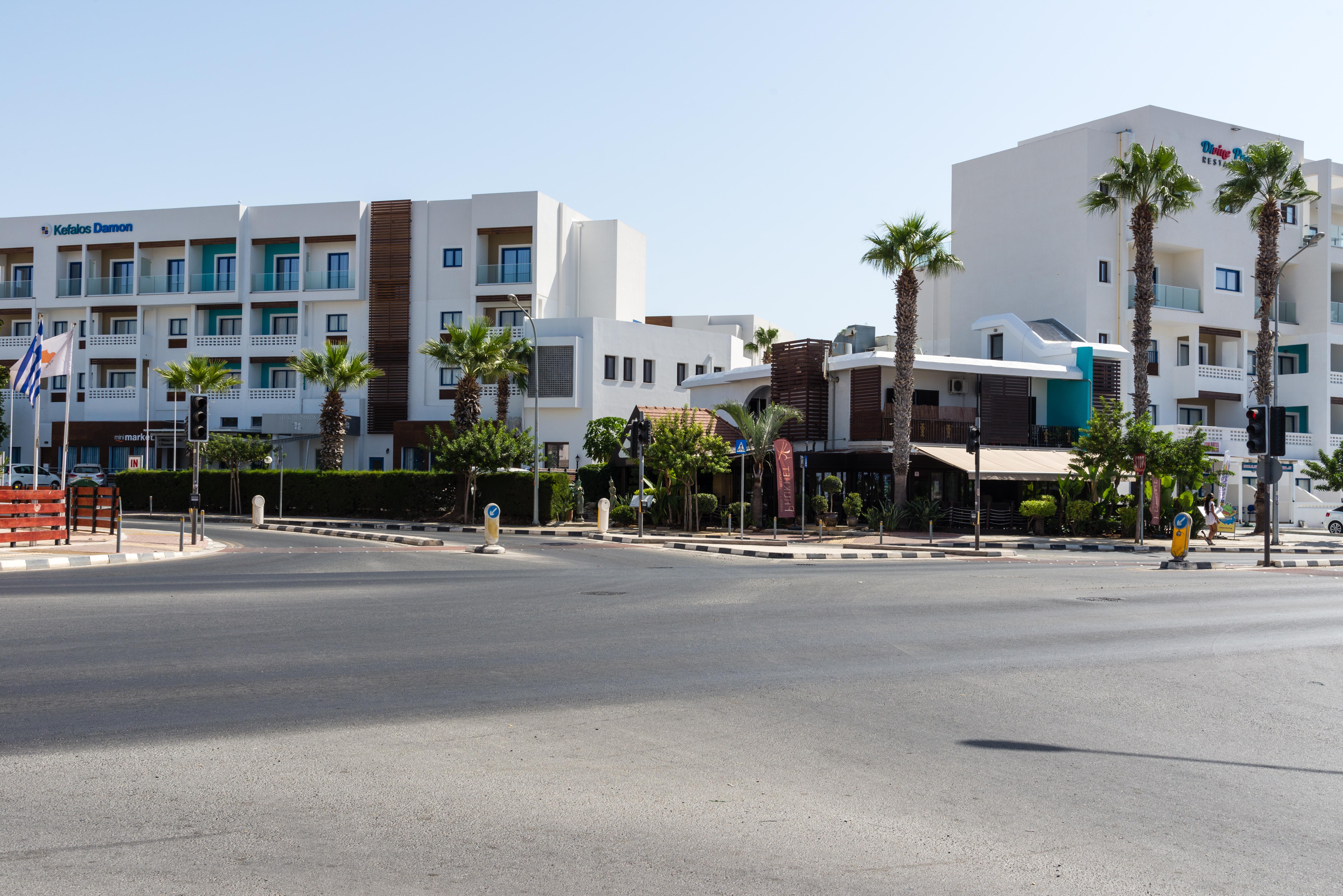 Kefalos Damon Hotel Apartments Pafos Exterior foto