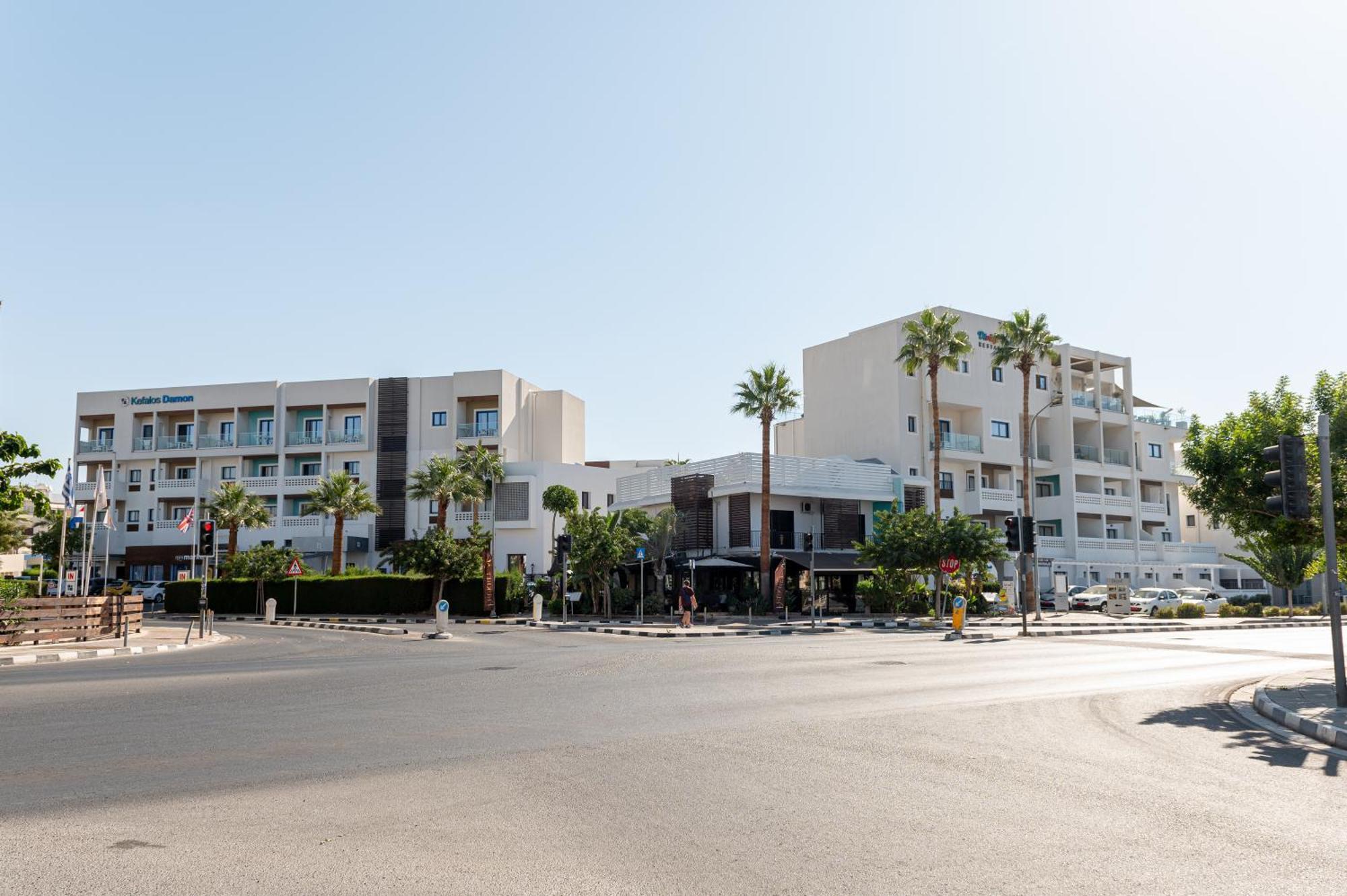 Kefalos Damon Hotel Apartments Pafos Exterior foto